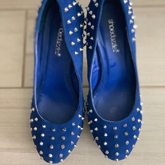 Blue studded heals - Picture 4 of 7
